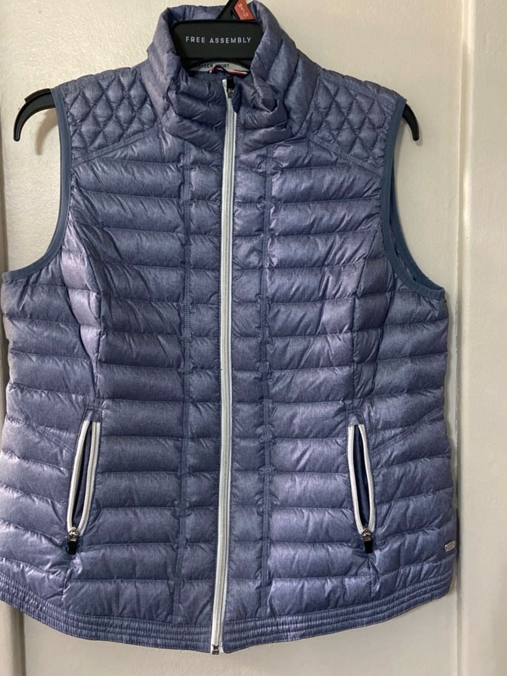 Tommy Hilfiger duck down Quilted Navy Packable Puffer Vest